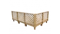 ACQ花园平台 网片护栏-1.5坪