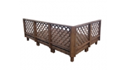 CX新款花园平台 网片护栏-1.5坪