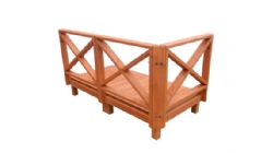 着色花园平台 X护栏-0.5坪