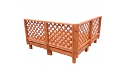 着色花园平台 网片护栏-1.0坪