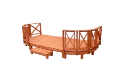 着色花园平台 X护栏-2.0坪弧形