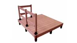 简单花园平台e，横档护栏型1.0坪