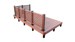 简单花园平台e，网片护栏型2.0坪