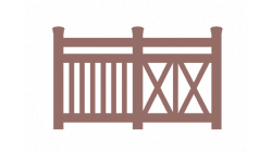 人工木材围栏-JZ-HL8