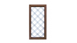 围栏-铁艺斜格栅-6030