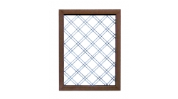 围栏-铁艺斜格栅-6045